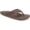 Olukai Aho Leather Flip Flop