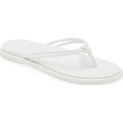 Olukai Aka Flip Flop In White/white