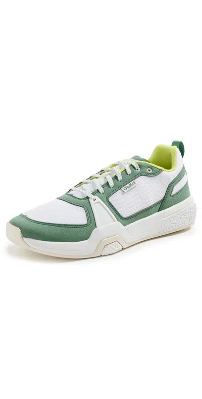 Olukai Anau Pickleball Sneakers Bright White/leaf