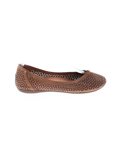Pre-owned Olukai Flats In Brown