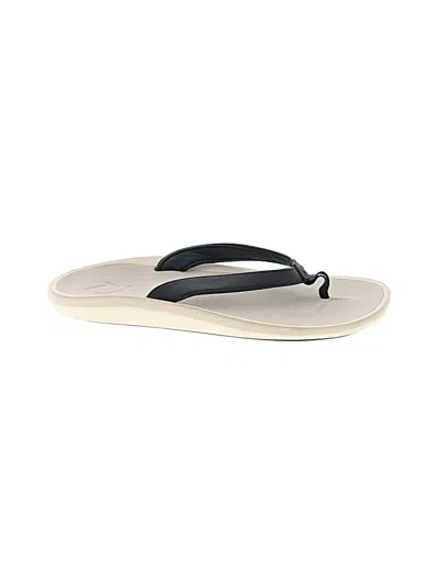 Pre-owned Olukai Flip Flops In Ivory