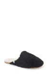 Olukai Hale Slip-on Genuine Shearling Mule In Black