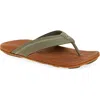 Olukai Hiapo Flip Flop In Odyssey Grey/sahara
