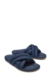 Olukai Hila Water Resistant Slide Sandal In Blue
