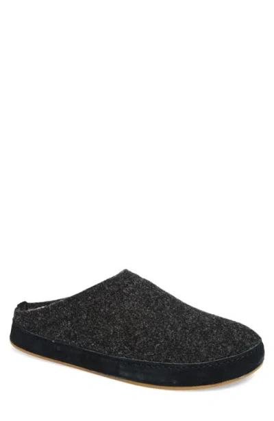 Olukai Hāmani Hulu Genuine Shearling Lined Mule Slipper In Gray