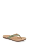 Olukai Honu Flip Flop In Green
