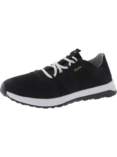 Olukai Huia Sneaker In Black/black