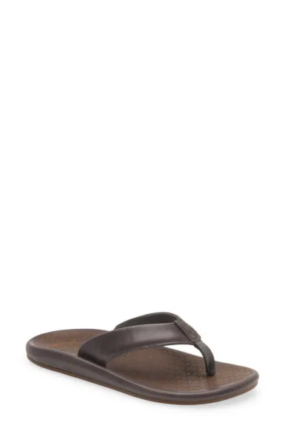 Olukai Ilikai Flip Flop In Gray