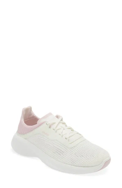 Olukai Island Hopper Sneaker In Bright White/cotton Candy