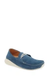 Olukai Kaa Genuine Suede Driver In Blue