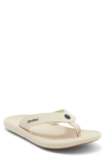 Olukai Ki Flip Flop In White