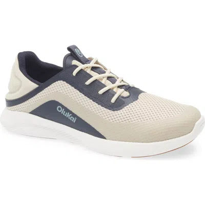 Olukai Kialoa Convertible Lace-up Waterproof Sneaker In Neutral