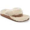 Olukai Kipea Heu Genuine Shearling Slide Sandal