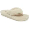 Olukai Kipea Heu Genuine Shearling Slide Sandal
