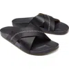 Olukai Kipea Olu Slide Sandal In Black/black