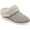 Olukai Ku'i Genuine Shearling Slipper In Gray