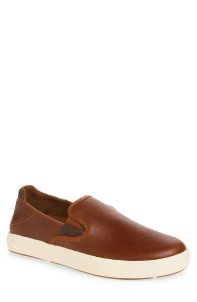 Olukai Lae‘ahi Ili Slip-on Sneaker In Brown