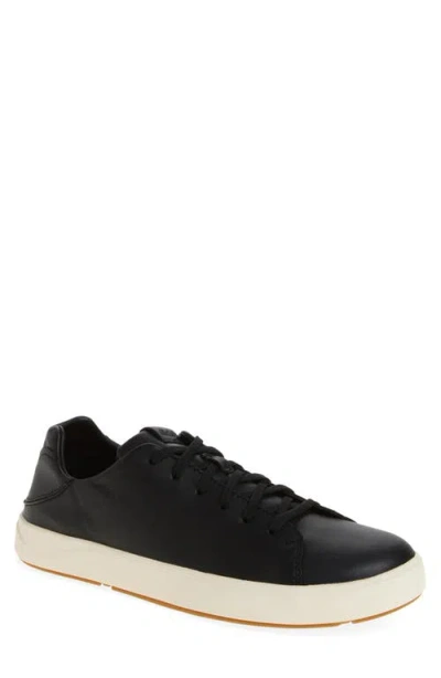 Olukai Lae‘ahi Li ‘ili Convertible Low Top Sneaker In Black