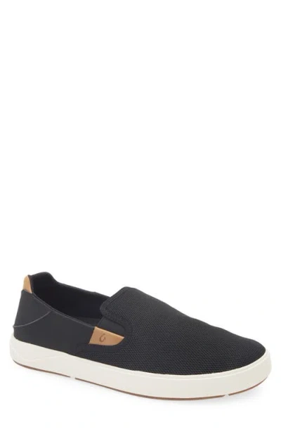 Olukai Laeahi Nui Convertible Slip-on Sneaker In Black