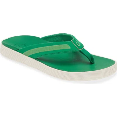 Olukai Leeward Flip Flop In Bamboo/bamboo