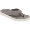 Olukai Leeward Flip Flop In Graphite/graphite