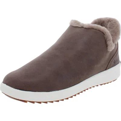 Olukai Malua Hulu Womens Leather Gel Insert Shooties In Multi