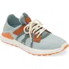 Olukai Manele Golf Shoe In Pale Moss/molten Orange