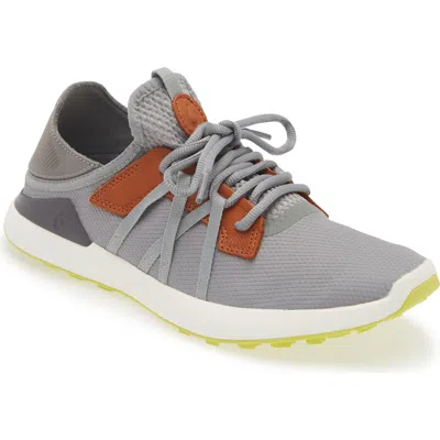 Olukai Manele Golf Shoe In Poi/charcoal