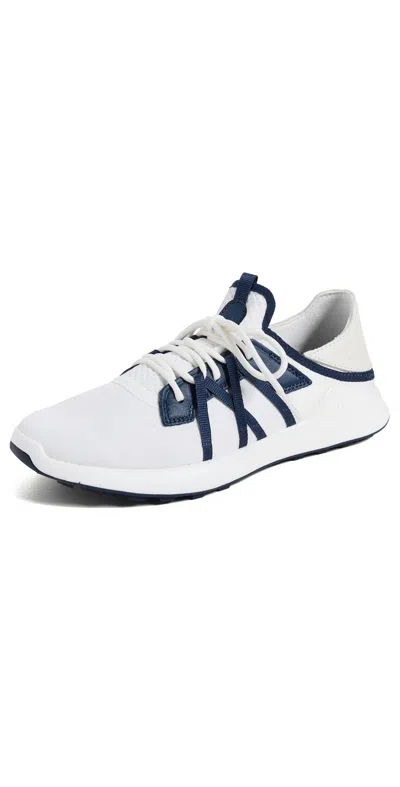 Olukai Manele Golf Sneakers Bright White/mood Indigo
