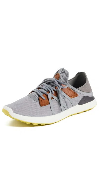 OLUKAI MANELE GOLF SNEAKERS POI/CHARCOAL