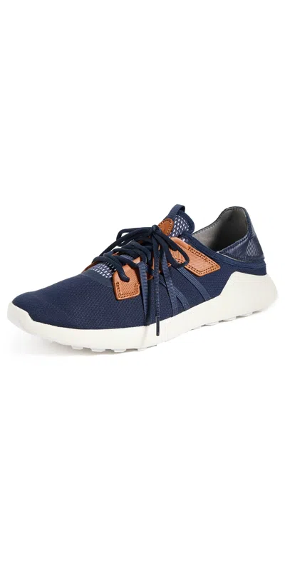 Olukai Manele Golf Shoe In Trench Blue/trench Blue