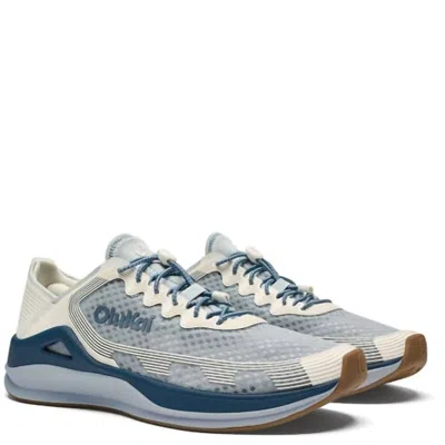 Olukai Men's Ahi Sneaker In Blue Pearl/white Sand In Multi