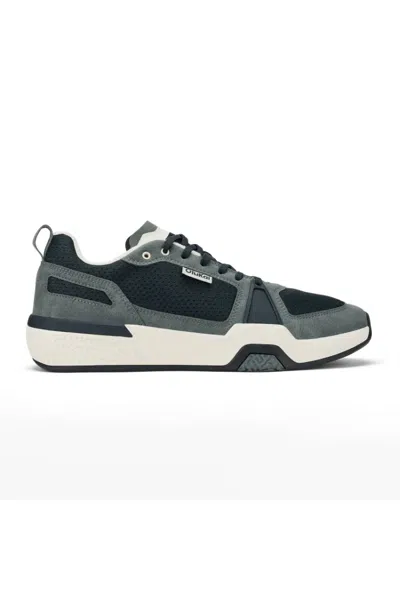 Olukai Men's Anau Court Sneaker In Rock/lava Rock In Animal Print