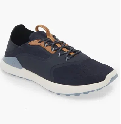 Olukai Men's Ka'anapali Spikeless Golf Shoes In Trench Blue/sea Ice In Multi