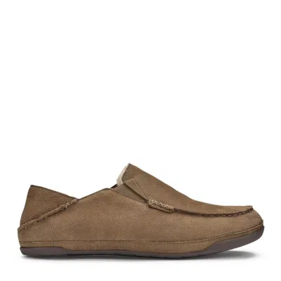 Olukai Men's Kipuka Hulu Leather Slip On Shoes In Toffee In Brown