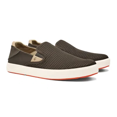 OLUKAI MEN'S LAE' AHI MESH SLIP-ON SHOE IN KONA