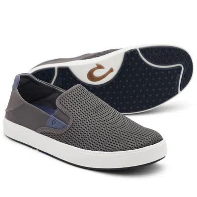 Olukai Men's Lae'ahi Pavement Slip-on Shoes In Gray