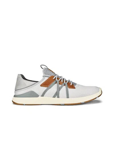 OLUKAI MEN'S MIO LI EVERYDAY ATHLETIC SHOES IN MIST GREY / POI
