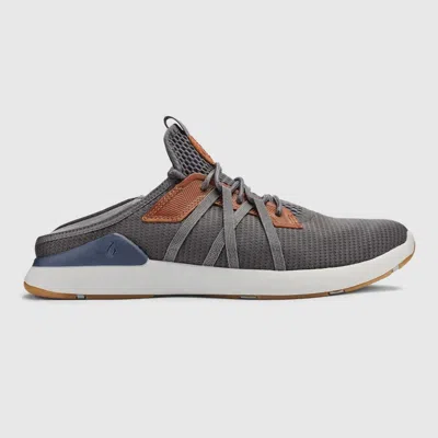 Olukai Men's Mio Li Shoes In Pavement / Vintage Indigo In Multi