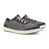 Olukai Men's Moku Pae Boat Shoe In Ash/trench Blue In Multi