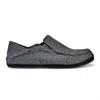 Olukai Men's Moloa Hulu Slipper In Dark Shadow In Black