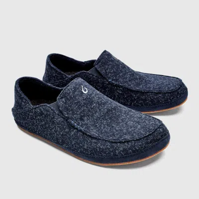 Olukai Men's Moloa Hulu Slippers In Trench Blue