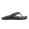 Olukai Hokua Flip Flop In Black
