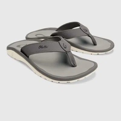 Olukai Men's Ohana Sandals In Graphite In Gray