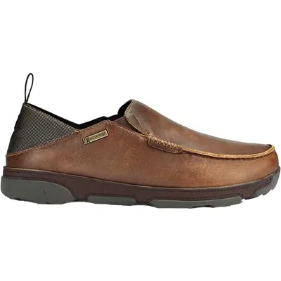 Olukai Men's  Na'i Waterproof Shoe In Tan/espresso In Multi