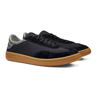 Olukai Men's Punini Retro Style Sneakers In Black/dark Shadow In Multi