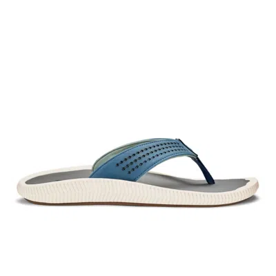 Olukai Men's Ulele Sandal In Slate Blue/charcoal