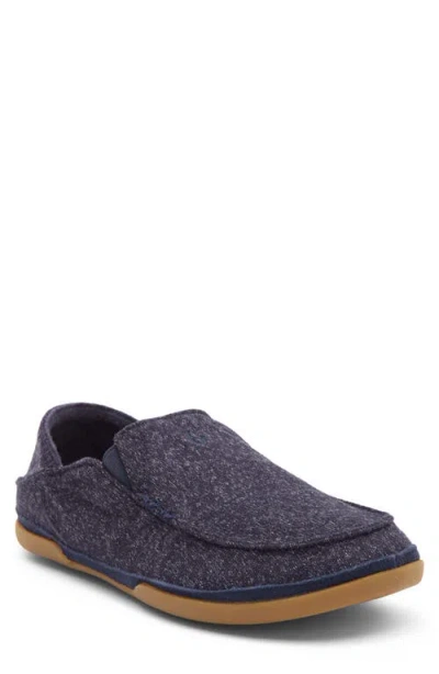 Olukai Moloa Hulu Ii Slip-on In Trench Blue/trench Blue