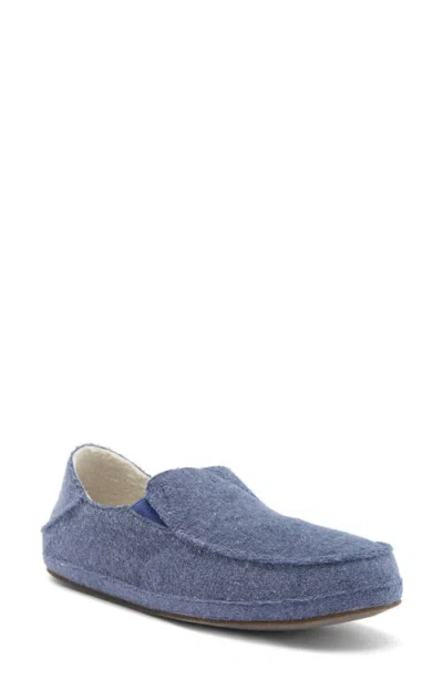 Olukai Nohea Hulu Slip-on Sneaker In Navy/navy