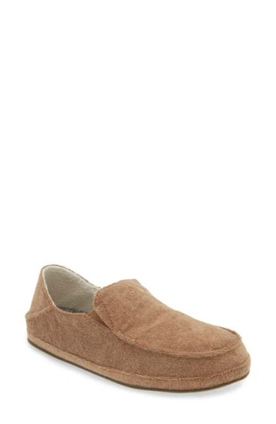 Olukai Nohea Hulu Slip-on Sneaker In Tan/tan